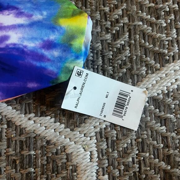 Ralph Lauren spiral tied a loop front bikini top Sz Medium - Picture 4 of 4